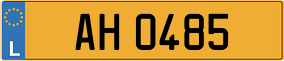 Truck License Plate